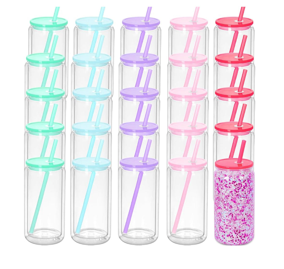 Snowglobe Plastic Tumber 16oz