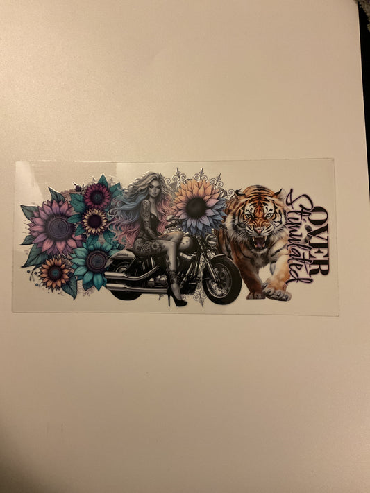 Tigers and flowers