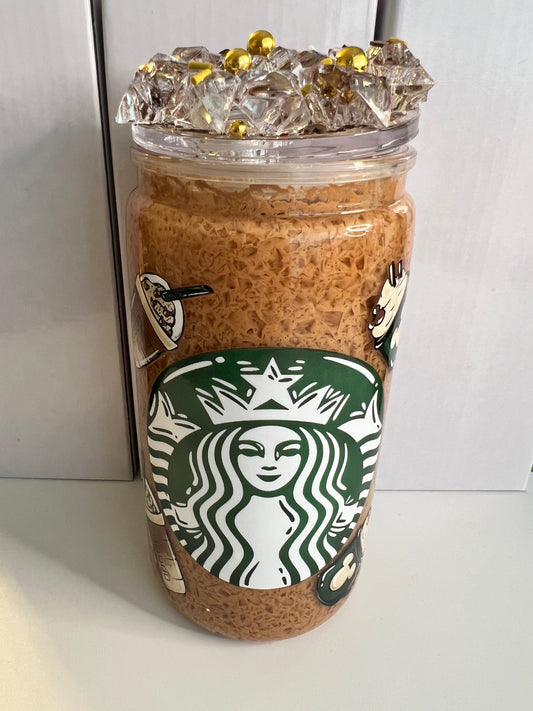 Starbucks with cubed lid