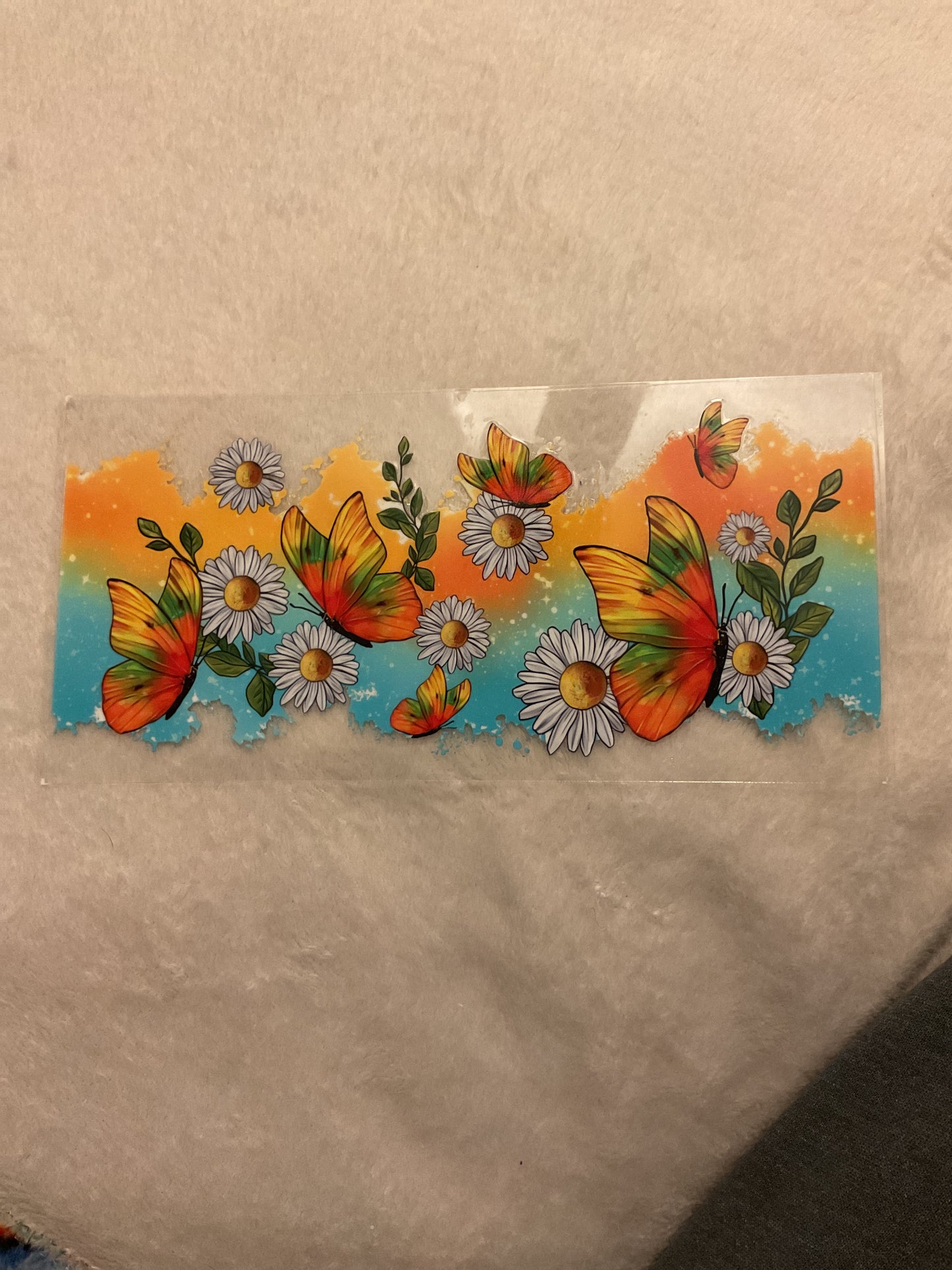 Butterflies and flowers