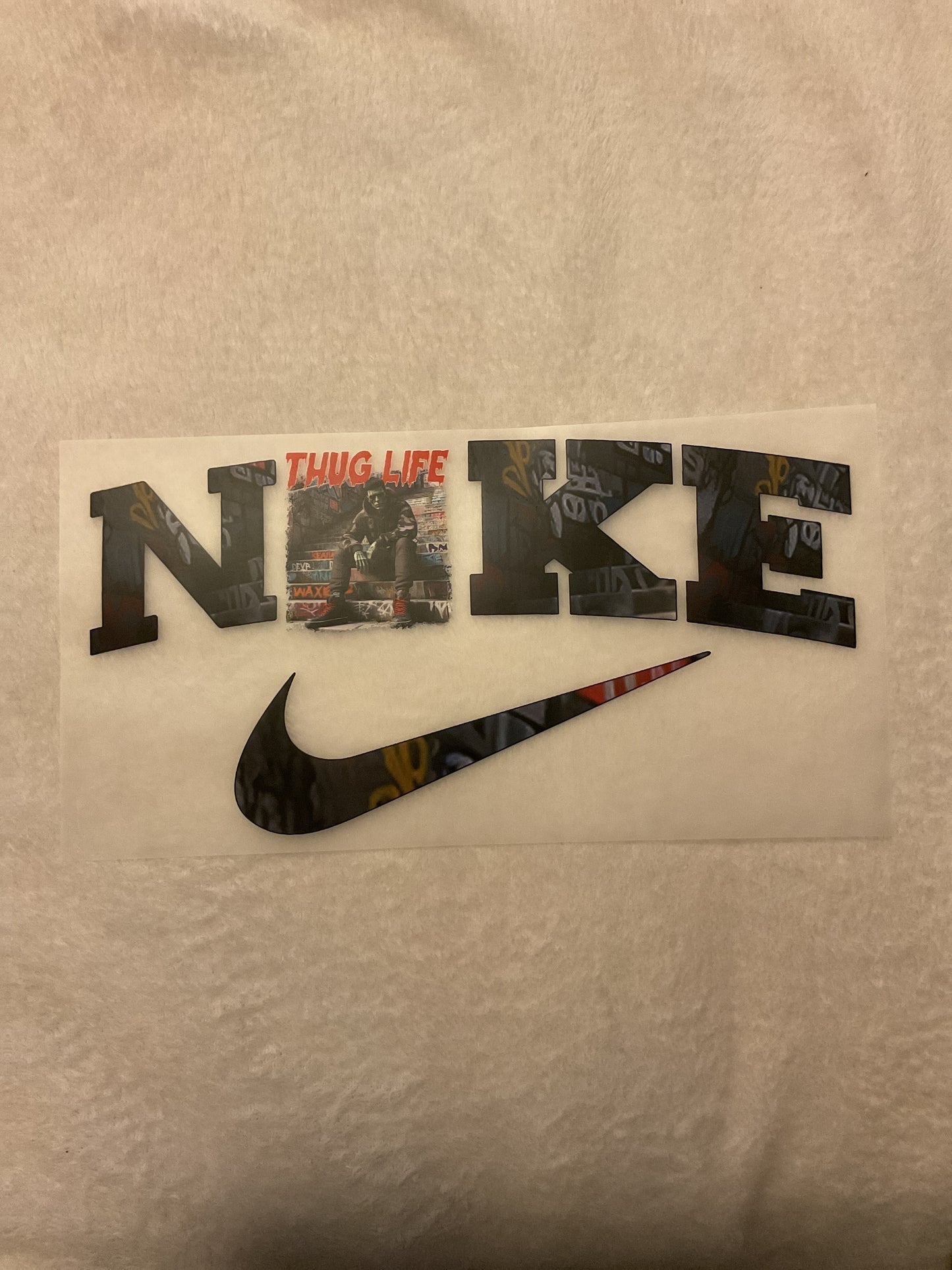 Thug Life T-shirt transfer