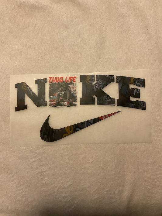 Thug Life T-shirt transfer