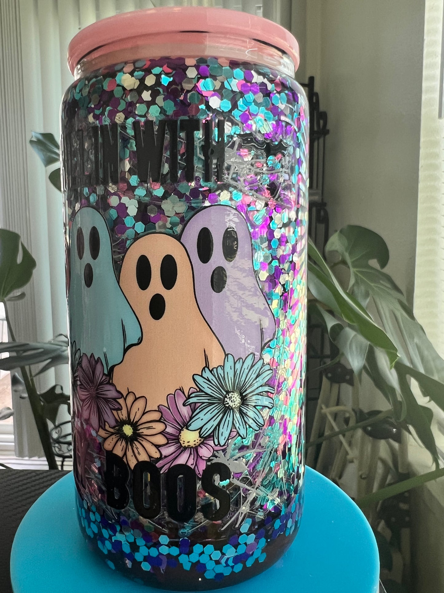 16oz glass tumbler