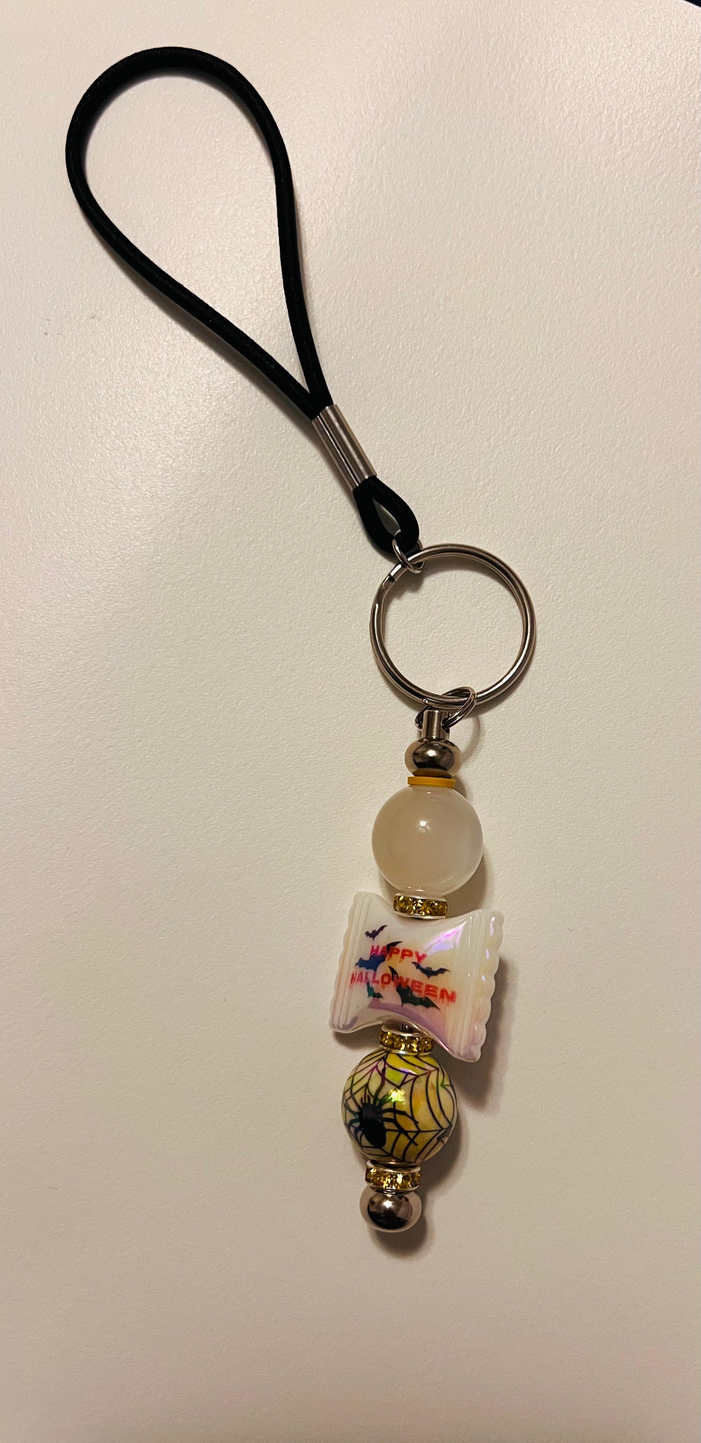 Halloween wristlet keychain