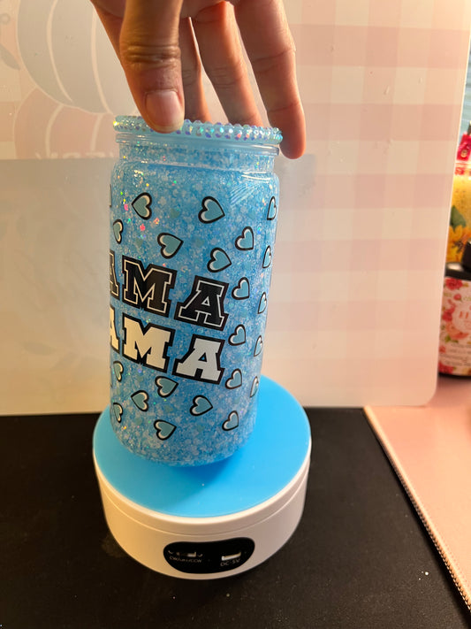 Mama with bling lid